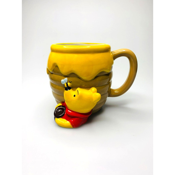 Walt Disney Winnie The Pooh 3D Hunny Pot Coffee Mug 23oz Ceramic - Picture 1 of 8